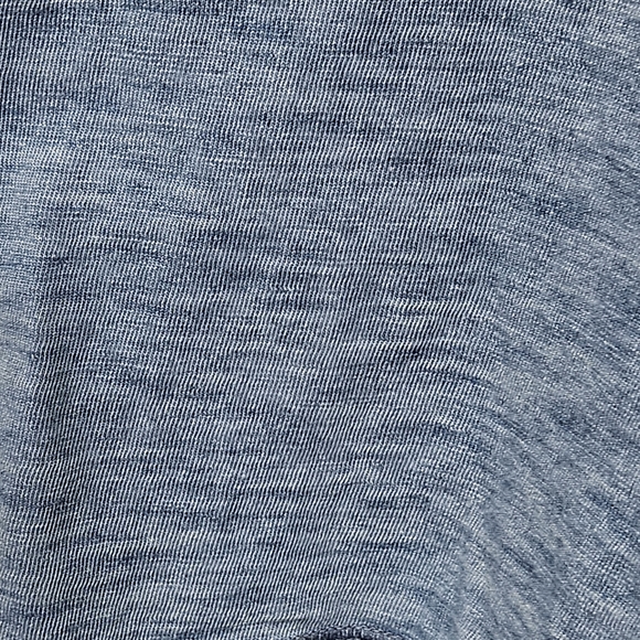 Faherty Heathered acid washed blue henley Men cotton Tee shirt tops size L - Picture 7 of 9